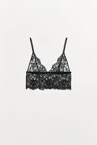 LACE TRIANGLE BRALETTE