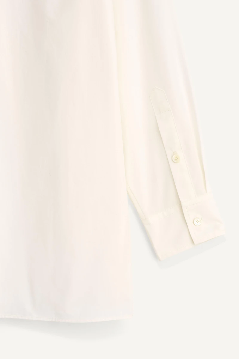 CHEMISE EN POPELINE COL DENTELLE ÉDITION LIMITÉE