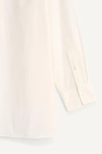 CHEMISE EN POPELINE COL DENTELLE ÉDITION LIMITÉE