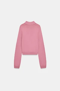 PLAIN KNIT POLO SHIRT