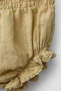 CULOTTE BRODERIES DENTELLE