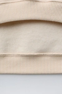 EMBROIDERED TEXT SWEATSHIRT