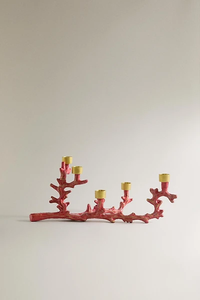 METAL CORAL CANDLESTICK | MARISA BERENSON
