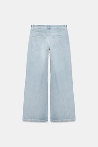 ZW COLLECTION LOW-RISE WIDE LEG JEANS
