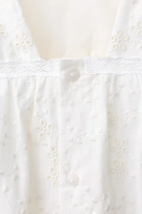 EMBROIDERED FLORAL DRESS