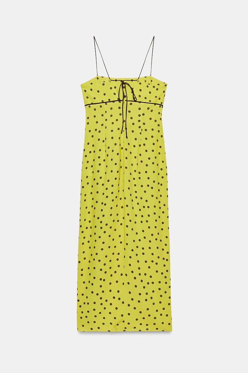 POLKA DOT MIDI DRESS