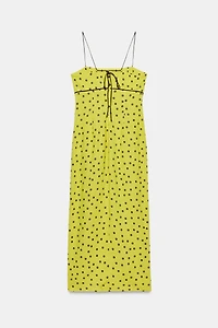 POLKA DOT MIDI DRESS