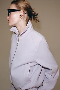 BLOUSON BOMBER AVEC LIN ZW COLLECTION