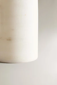 WHITE MARBLE TOOTHBRUSH HOLDER