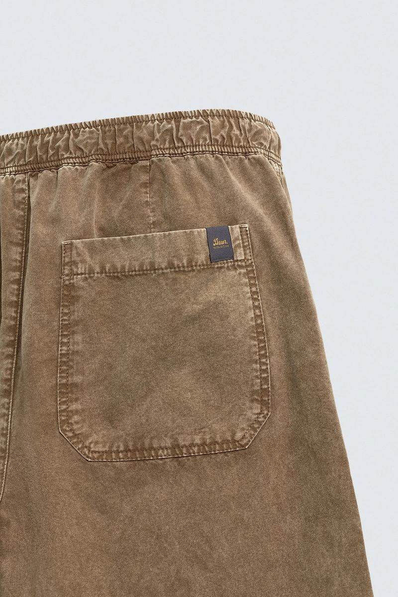 WASHED TEXTURED PANTS
