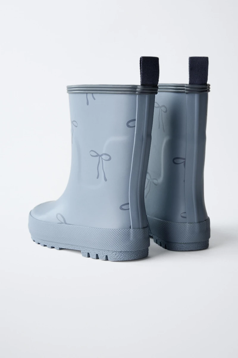 BOTTES DE PLUIE À LACETS