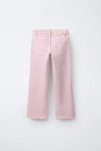 STUDDED BOOTCUT JEANS WITH SLITS