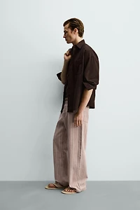 STRIPED RELAXED FIT JEANS