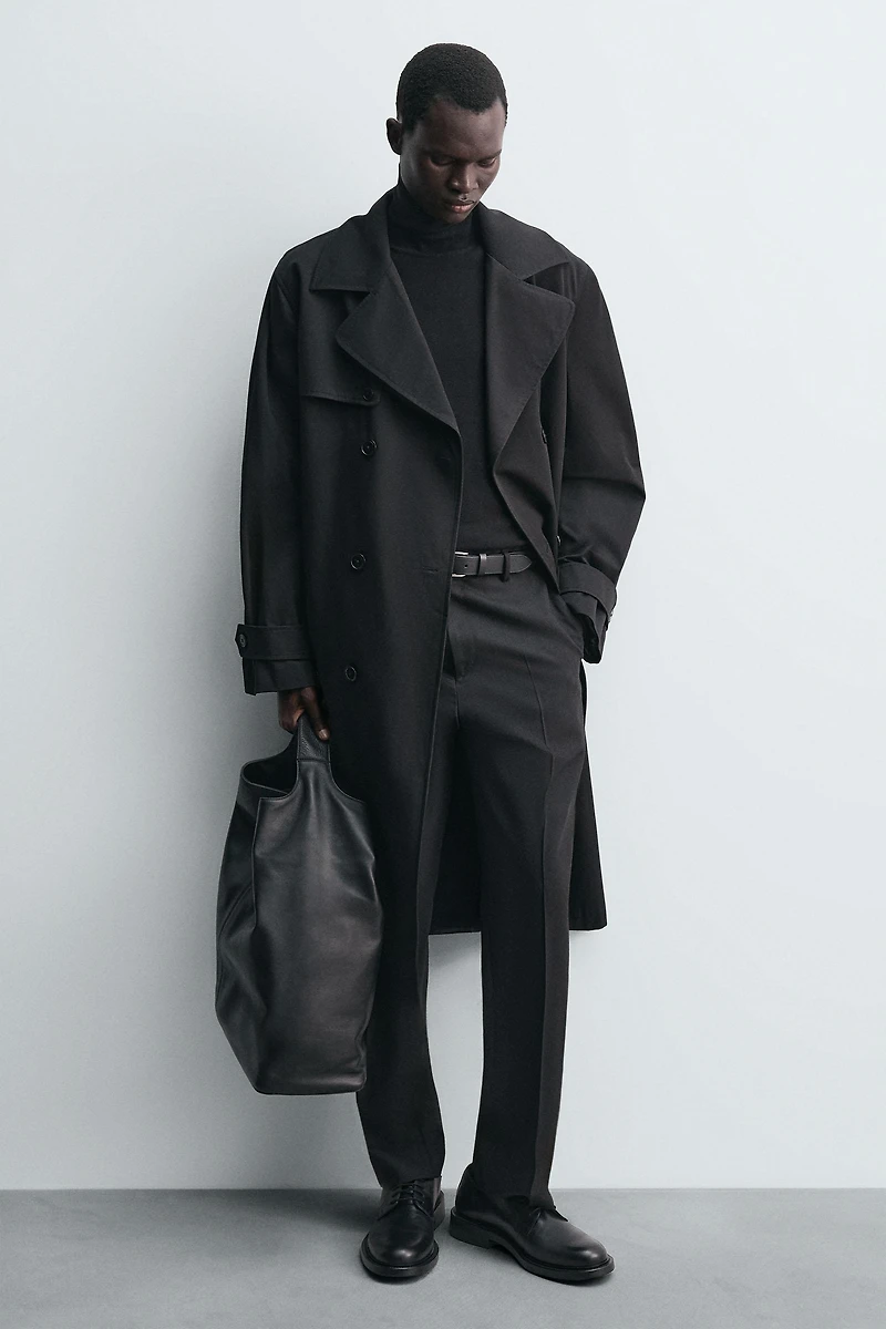 LEATHER SHOPPER BAG