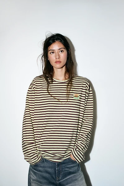 STRIPED EMBROIDERED PIPPI LÅNGSTRUMP™ T-SHIRT