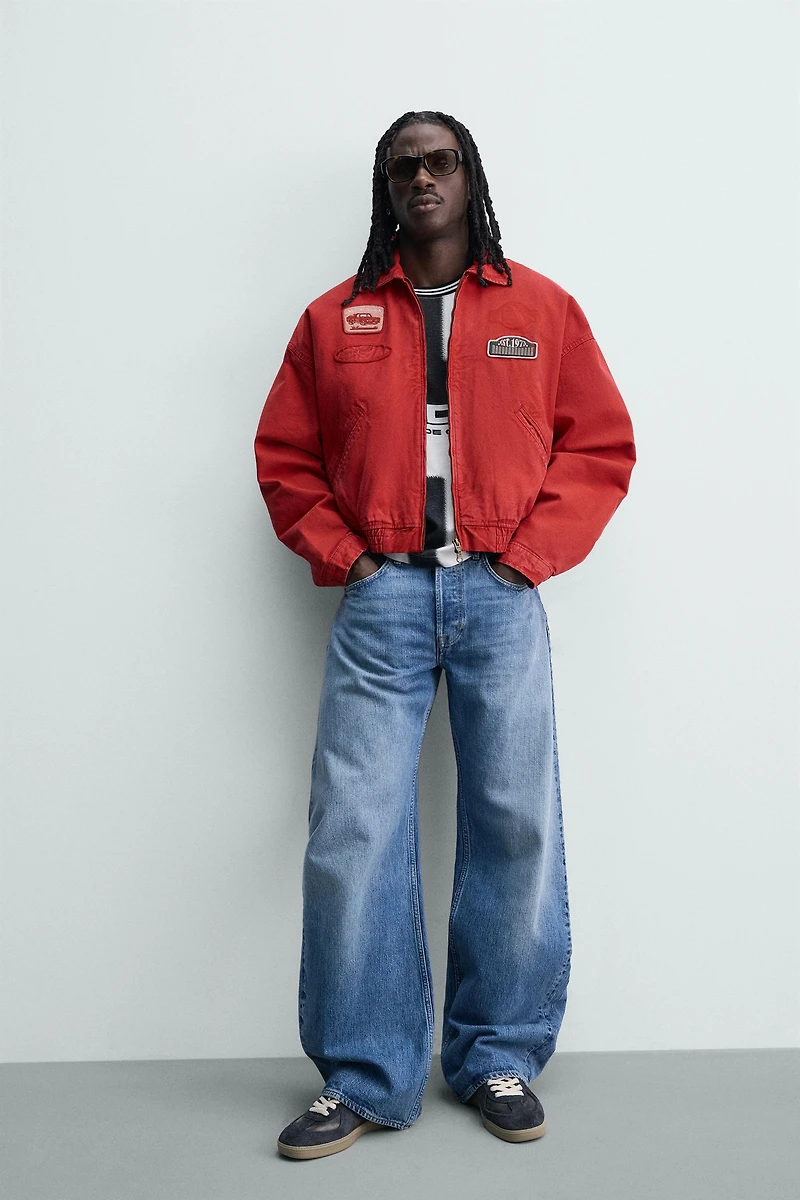 BOXY FIT PATCH JACKET