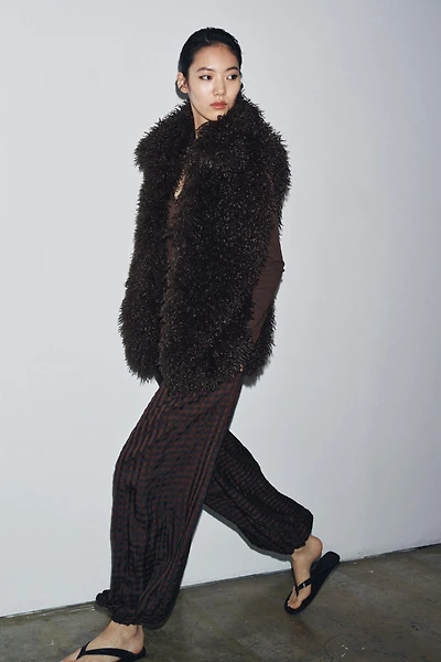 FAUX FUR VEST