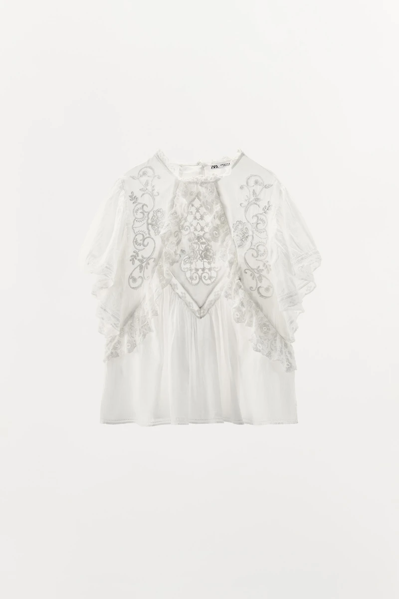 TOP BRODERIES DENTELLE LIMITED EDITION