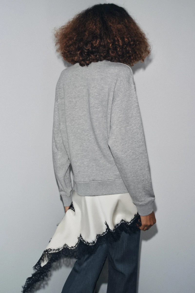 RUSTIC RIB SWEATSHIRT