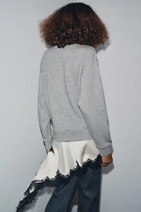 RUSTIC RIB SWEATSHIRT