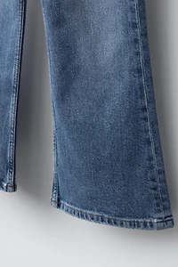 DOUBLE BUTTON FLARE JEANS