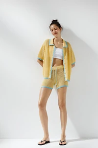 VESTE POLO EN MAILLE