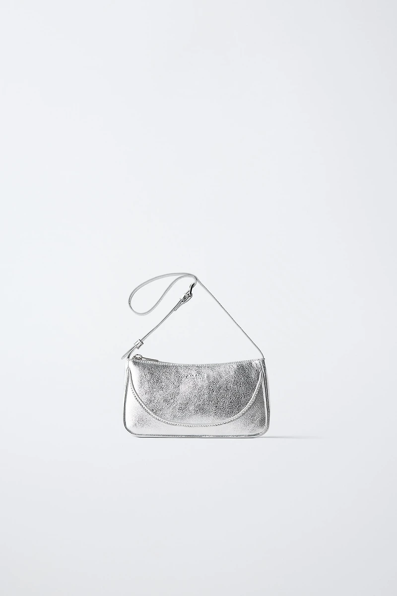 METALLIC CROSSBODY BAG
