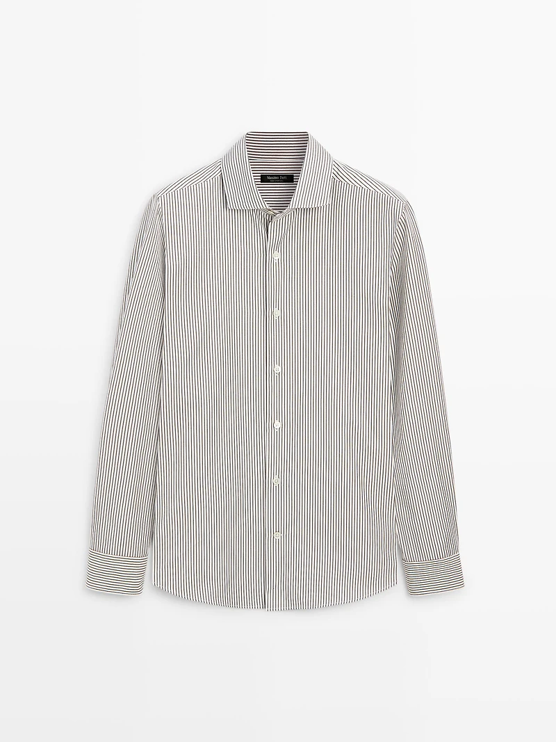 Cotton poplin shirt