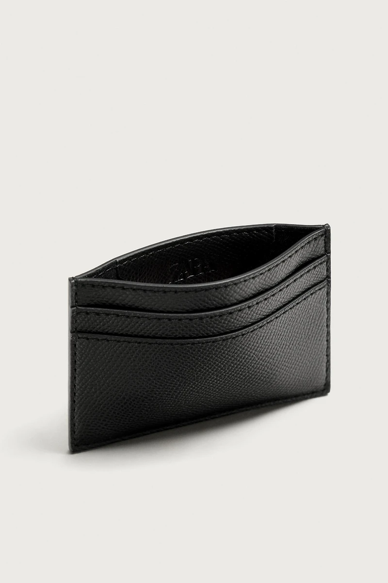 TEXTURED CARD HOLDER