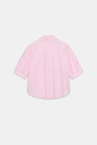 SHORT SLEEVE SHIRT WITH PEARLS