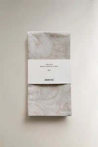 PACK OF PAISLEY PRINT NAPKINS (PACK OF 2)
