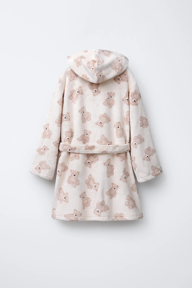 PEIGNOIR POLAIRE OURS