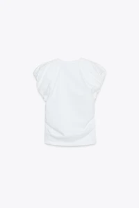 T-SHIRT BIMATIÈRE EN POPELINE