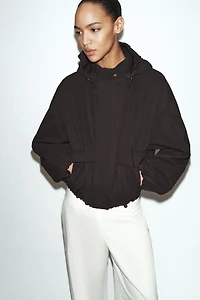 RUBBERIZED HOODIE JACKET
