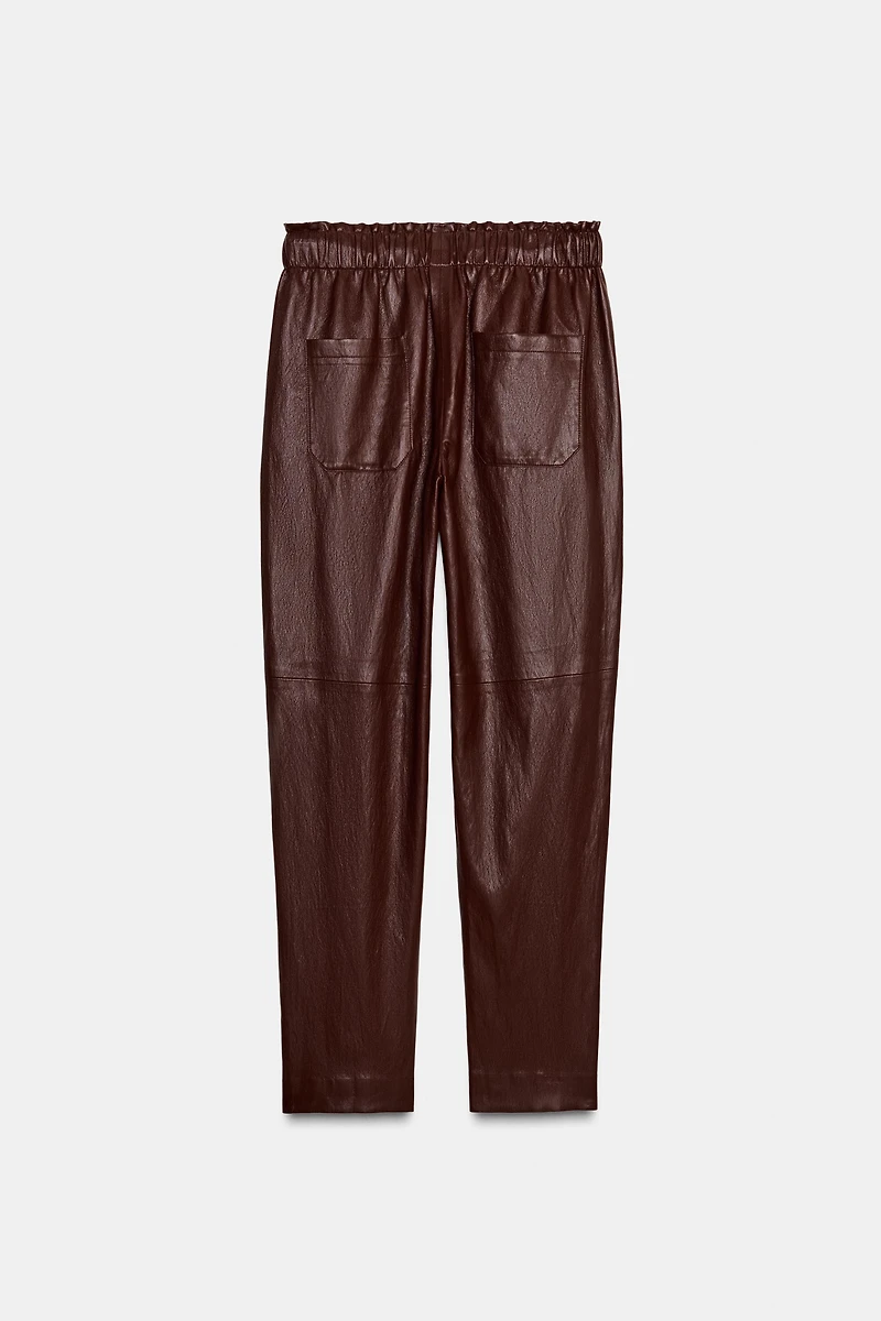 PANTALON EN MATIÈRE SYNTHÈTIQUE