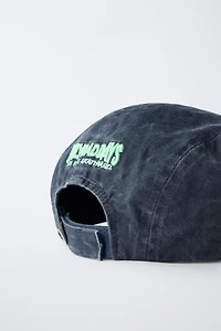 CASQUETTE EFFET DÉLAVÉ BRODÉ
