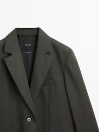 Blazer deux boutons 100 % laine