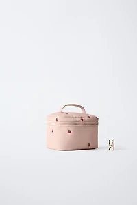 STRAWBERRY TOILETRY BAG