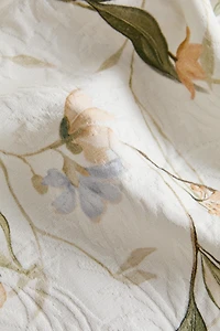 JACQUARD AND FRUIT PRINT NAPKIN