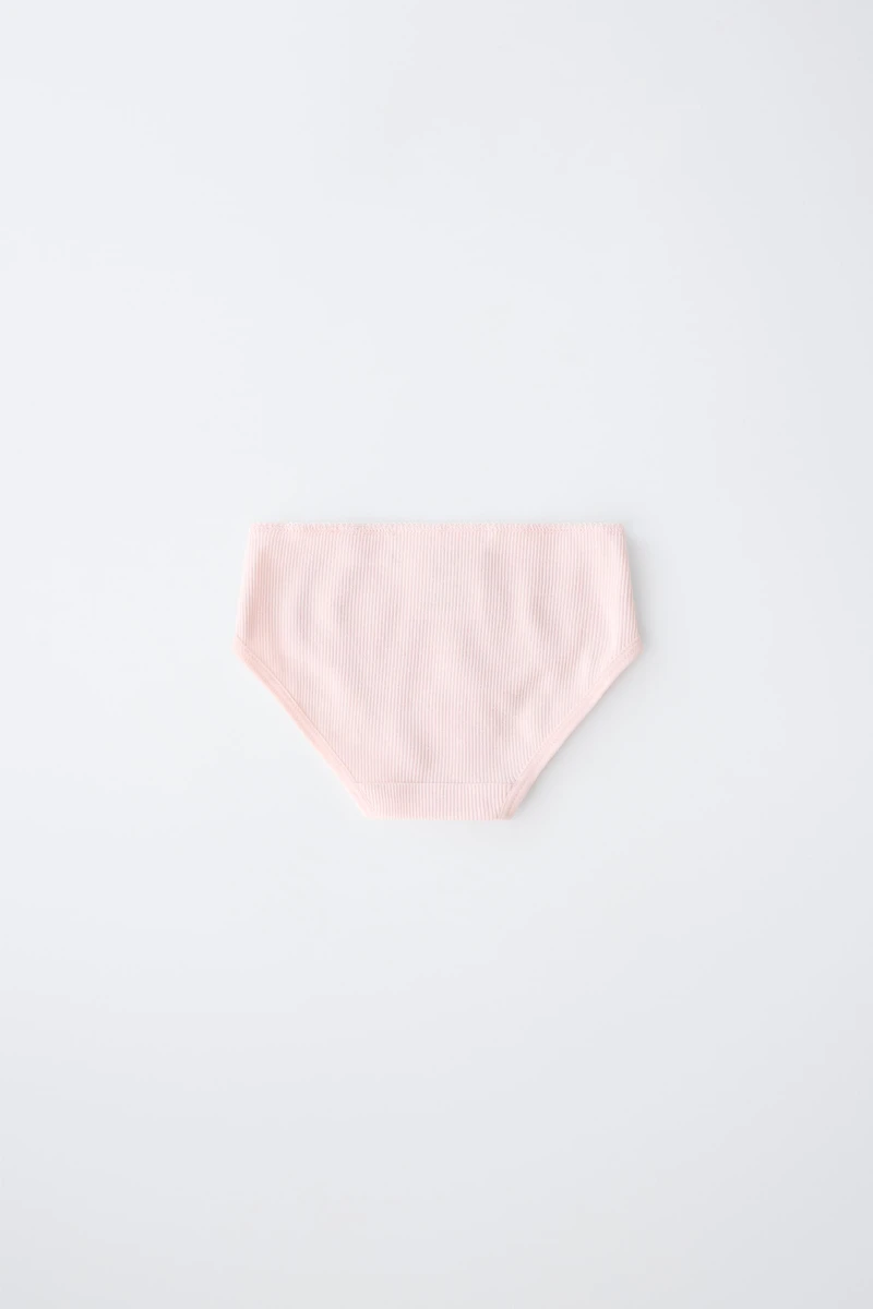 1 1/2-6 ANS / LOT DE SIX CULOTTES À FLEURS