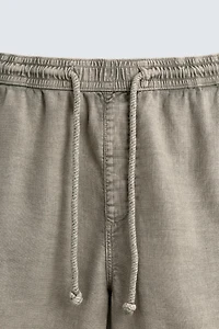 WASHED RELAXED FIT SHORTS
