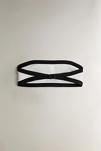 HAUT DE BIKINI BANDE CONTRASTÉE