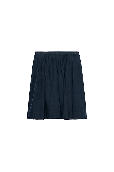 JUPE MI-LONGUE AVEC LIN ZW COLLECTION