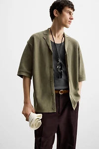 CHEMISE EN MAILLE STRUCTURÉE