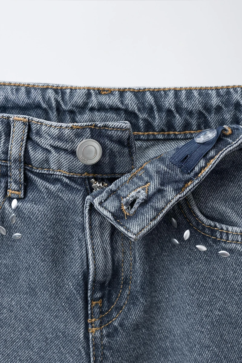 JEAN WIDE LEG CLOUS