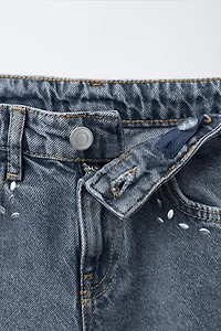 JEAN WIDE LEG CLOUS