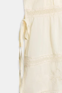 EMBROIDERED GAUZE CAMISOLE