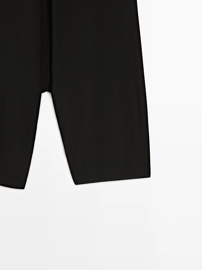 Flowing baggy trousers
