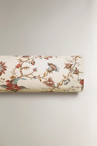 TAIE D’OREILLER SATIN FLORAL | KATHARINE POLE