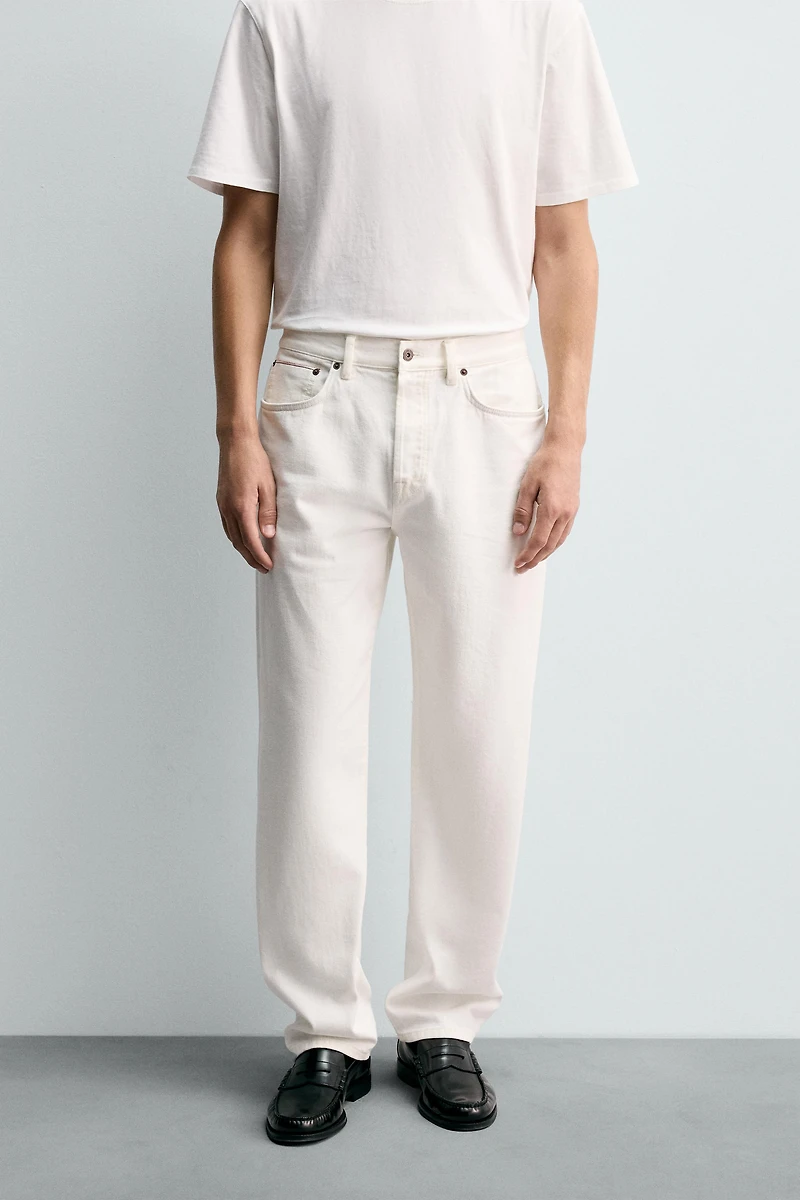 STRAIGHT ANKLE FIT SELVEDGE JEANS